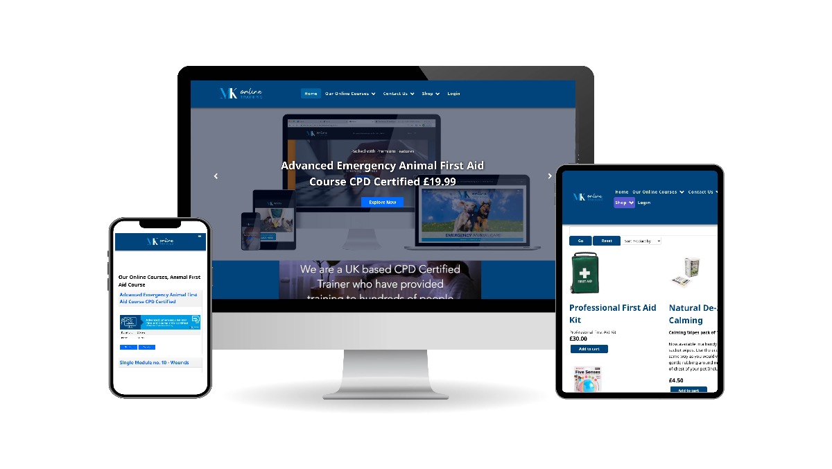 Website MK Training Online CPD Course